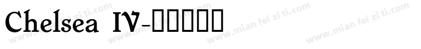 Chelsea IV字体转换